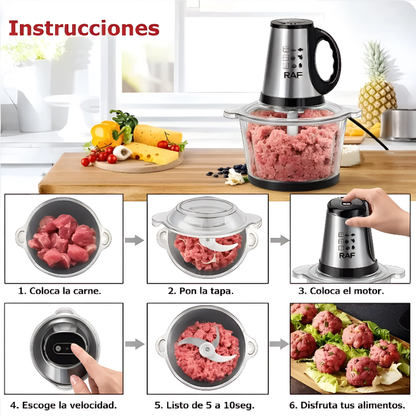 Procesador De Alimentos Raf Picatodo Eléctrico 3 Litros 300w RAF