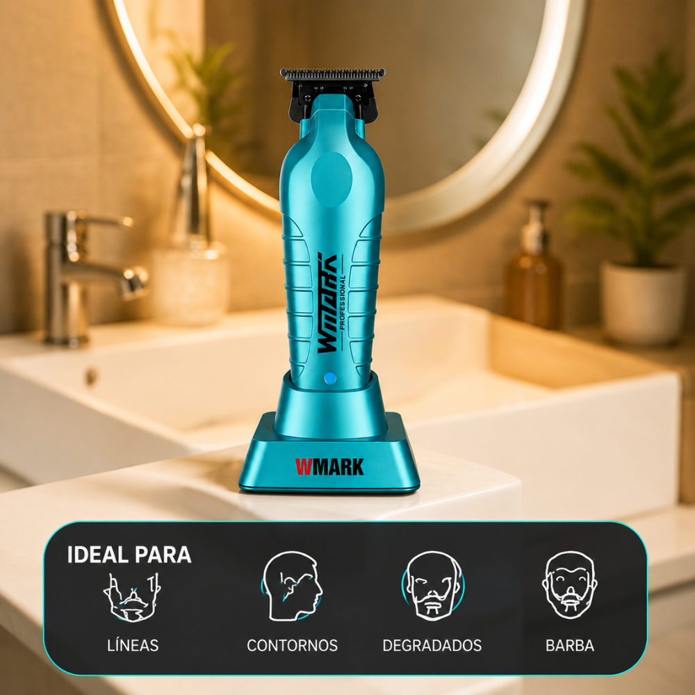 Máquina Patillera Cortadora Cabello Profesional Wmark Ng-317