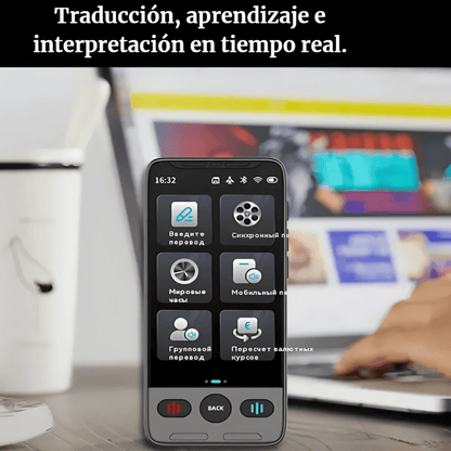 Traductor Voz Smart Ia Tiempo Real 142 Idiomas Portátil T02