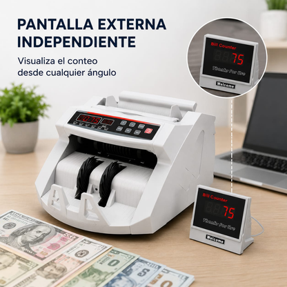 Máquina Contadora De Billetes Detector Falsos Bill Counter