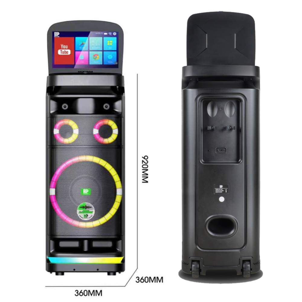 Parlante Smart Pantalla Tactil 12in Torre De Sonido Dp-1429