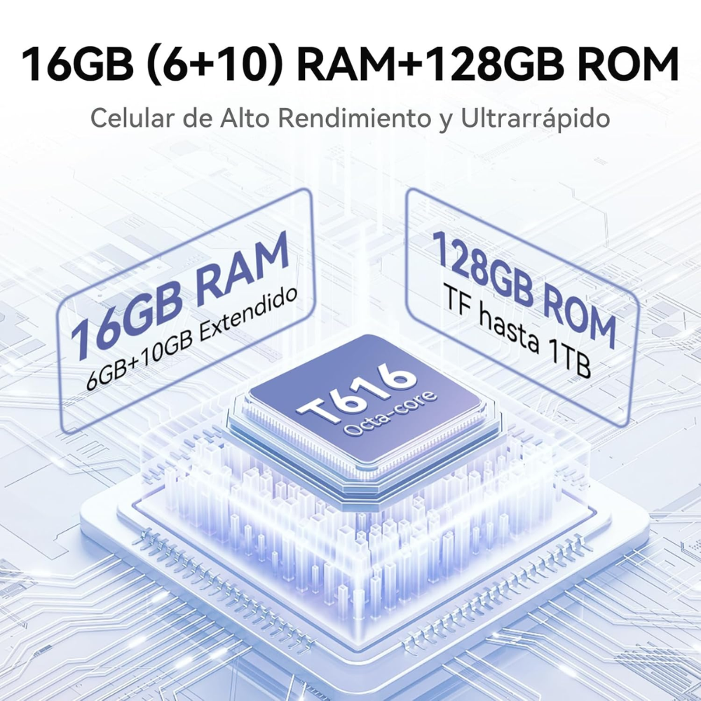 Celular Cubot A30 128gb Dual Sim 16gb Ram 5100mah Cámara 48m