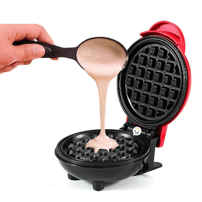 Mini Wafflera Eléctrica Doble Planchas Antiadherentes 110v