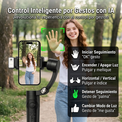 Estabilizador Gimbal Movil 3ejes Seguimiento Facial M3 Alpro