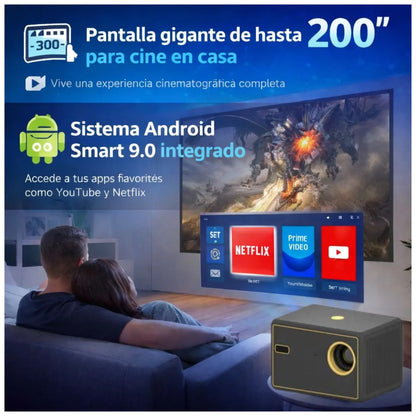 Mini Proyector Smart Y7 Android 4k 5000l Wifi Bluetooth 5.0