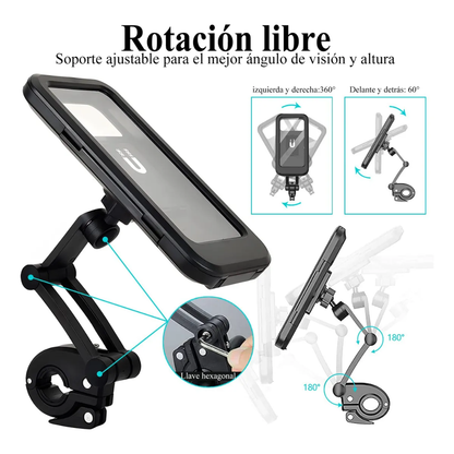Holder Soporte Porta Celular Impermebale Moto Bicicleta A1