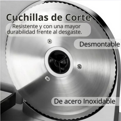 Rebanadora De Carne Sokany Eléctrica Acero Inoxidable 500w