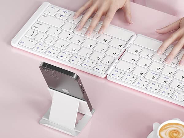 Teclado Bluetooth Plegable Español Para Android Ios Pc Smart
