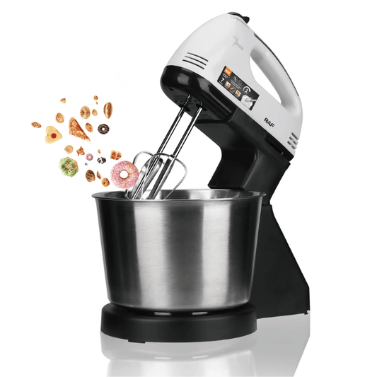 Batidora Electrica 7 Velocidades Mezclador + Tazón RAF 2.0L