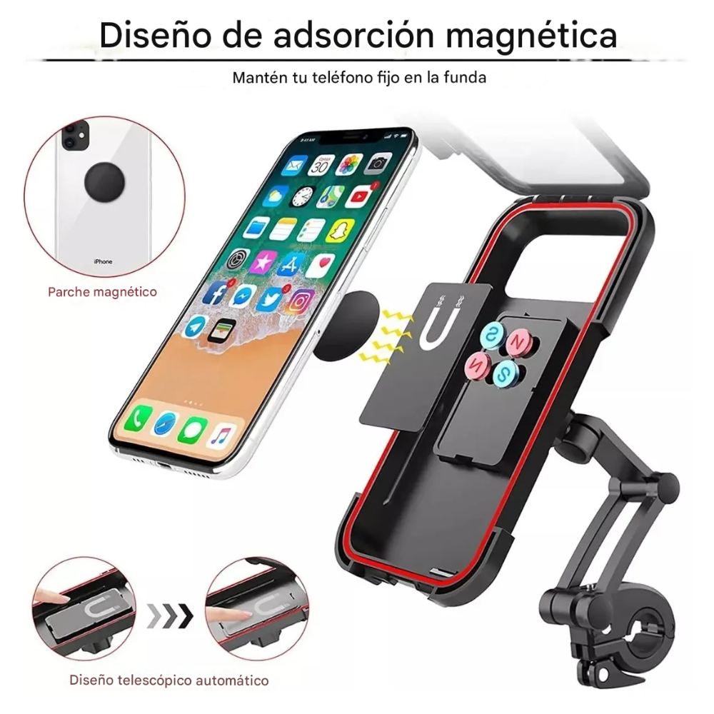 Holder Soporte Porta Celular Impermebale Moto Bicicleta A1