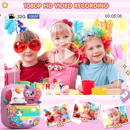 Cámara Instantánea Térmica Digital Fotos Videos 1080p Niños