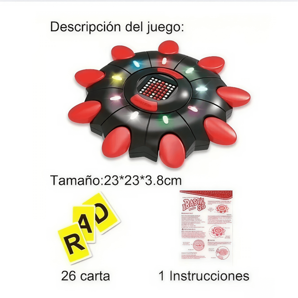 Juego De Mesa Basta 3.0 Interactivo Agilidad Mental Luces