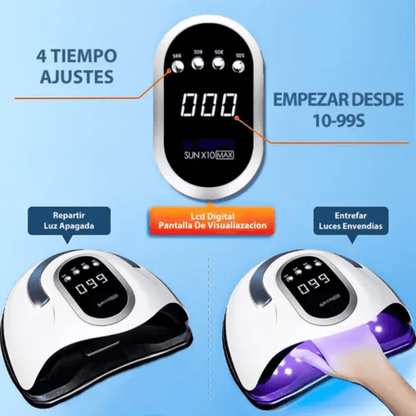 Lámpara De Uñas 280w/66led Secadora Semipermanentes Sun X10