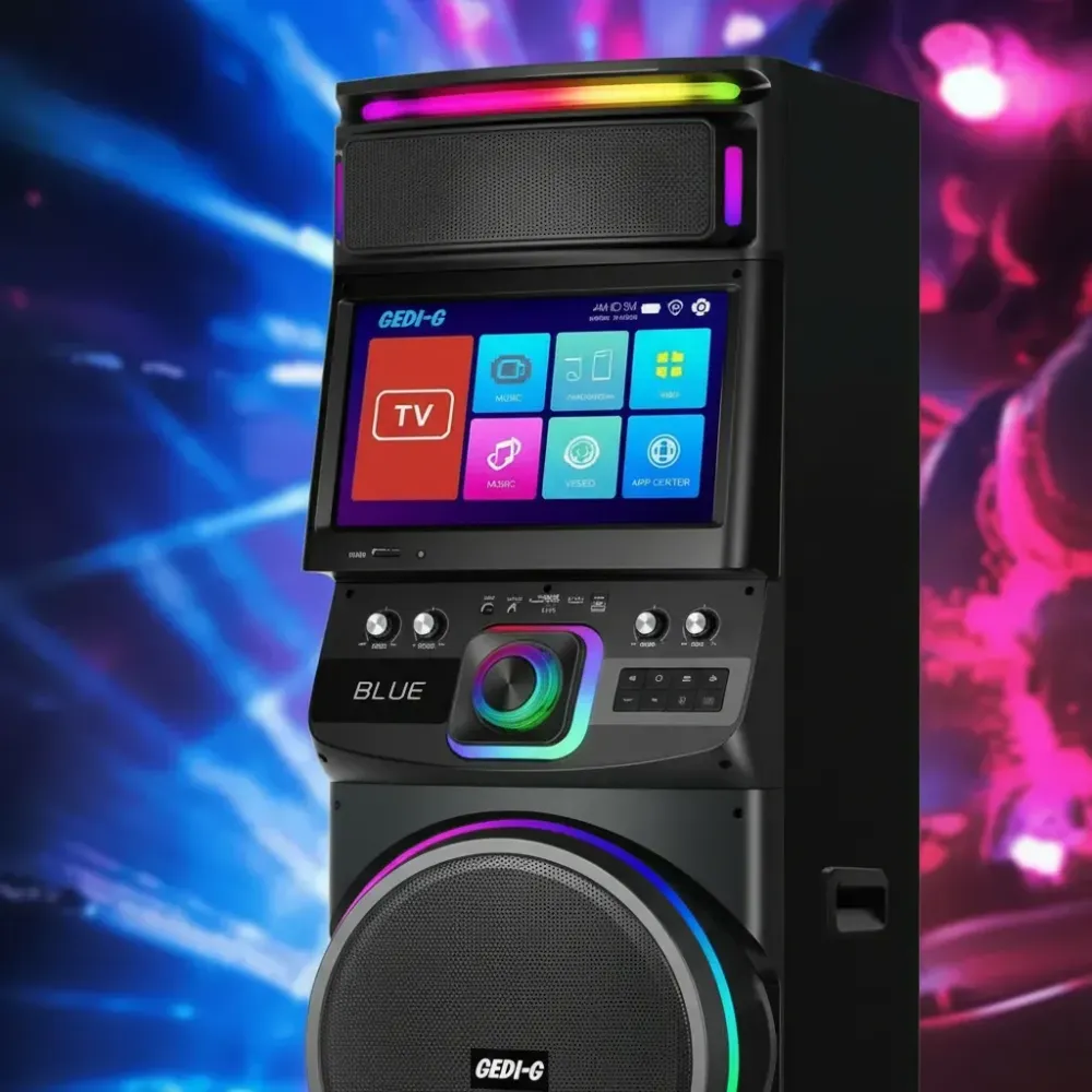 Cabina Torre Sonido Inalambrica Wifi Pantalla 15.4'' PD-1417