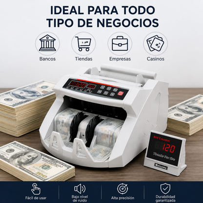 Máquina Contadora De Billetes Detector Falsos Bill Counter