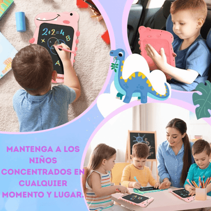 Tableta Magica Escritura Digital Infantil 10inch Dionosaurio