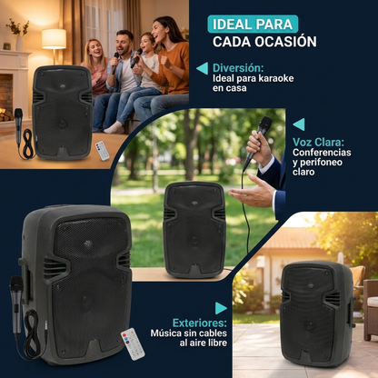Cabina De Sonido Profesional Recargable 6.5 Sonivox VS-SS2135