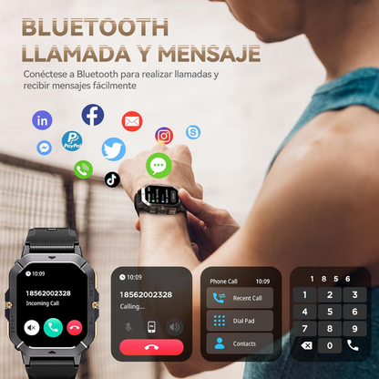 Cubot C28 Smartwatch Reloj Hombre Sumergible Pantalla 2.0 Hd