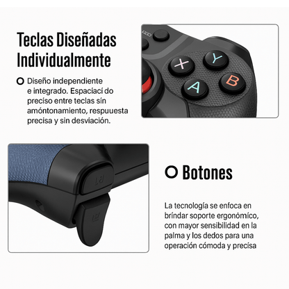 Kit 2 Controles Inalámbricos Para Pc Game Stick Box Gamepad