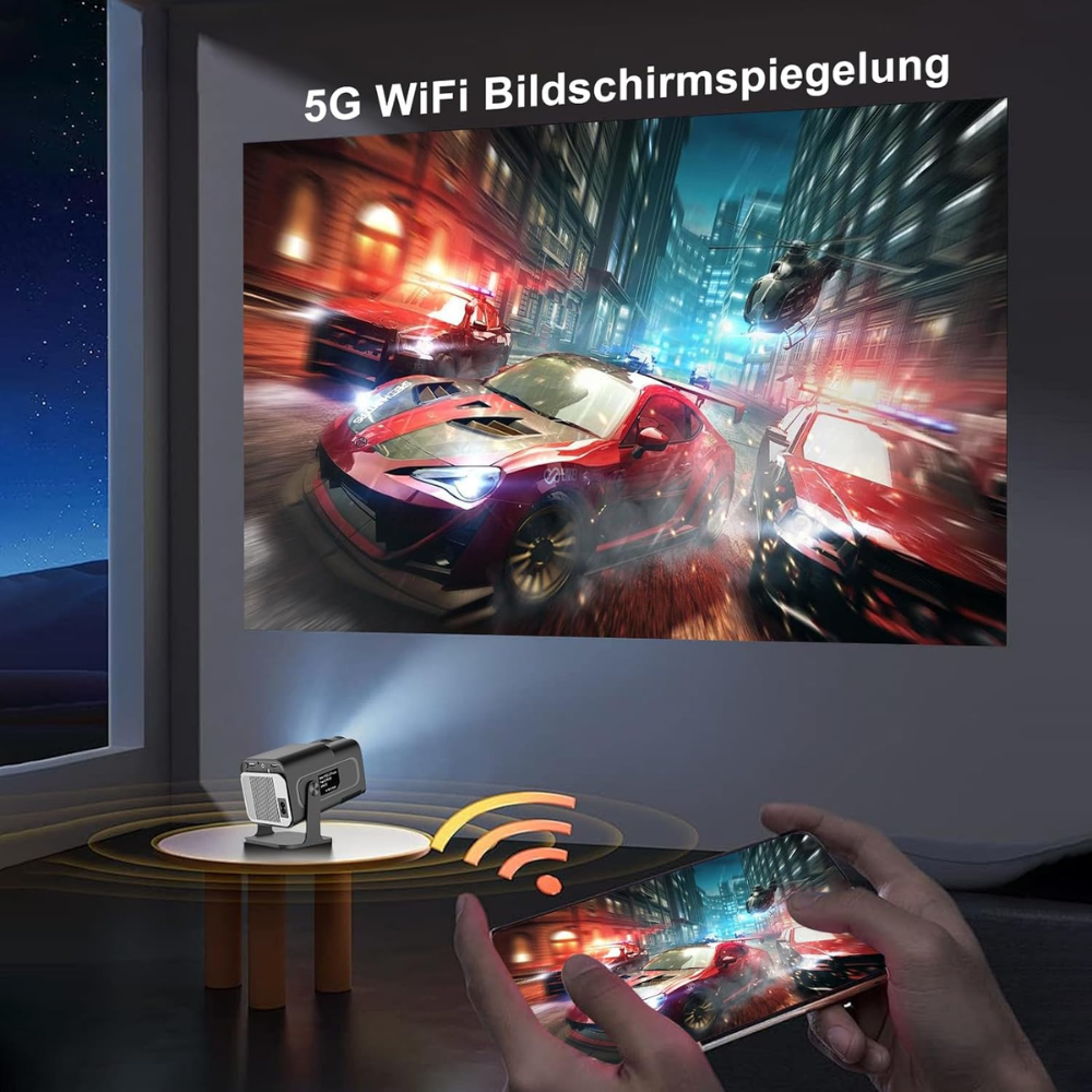 Proyector 4k Portátil Smart Hy320 Mini Android Wifi 300ansi