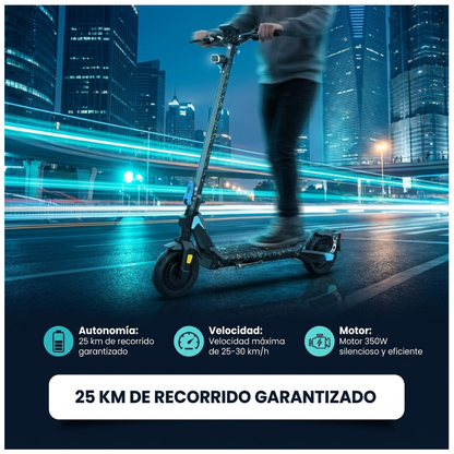 G1 Scooter Eléctrica Plegable Motor 350w Batería Litio 36V 6AH