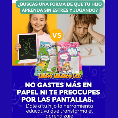 Tableta Mágica Educativa Lcd Para Niños + Plantillas