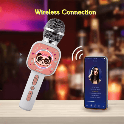 Micrófono Karaoke Inalámbrico Bluetooth Niños 3+ Portátil X7