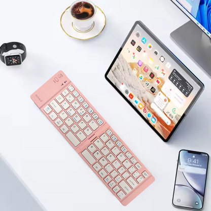 Teclado Bluetooth Plegable Español Para Android Ios Pc Smart