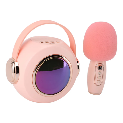 Set Karaoke Para Niños Bluetooth Inalámbrico Micrófono