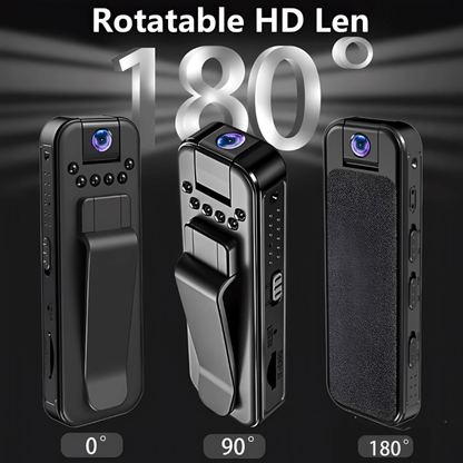Cámara Corporal Wifi 1080p Full Hd Body Cam Giratoria 180 L7