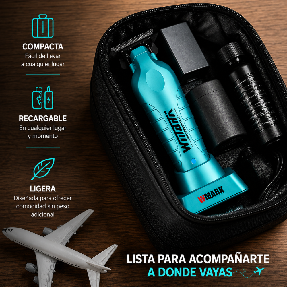 Máquina Patillera Cortadora Cabello Profesional Wmark Ng-317