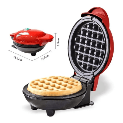 Mini Wafflera Eléctrica Doble Planchas Antiadherentes 110v