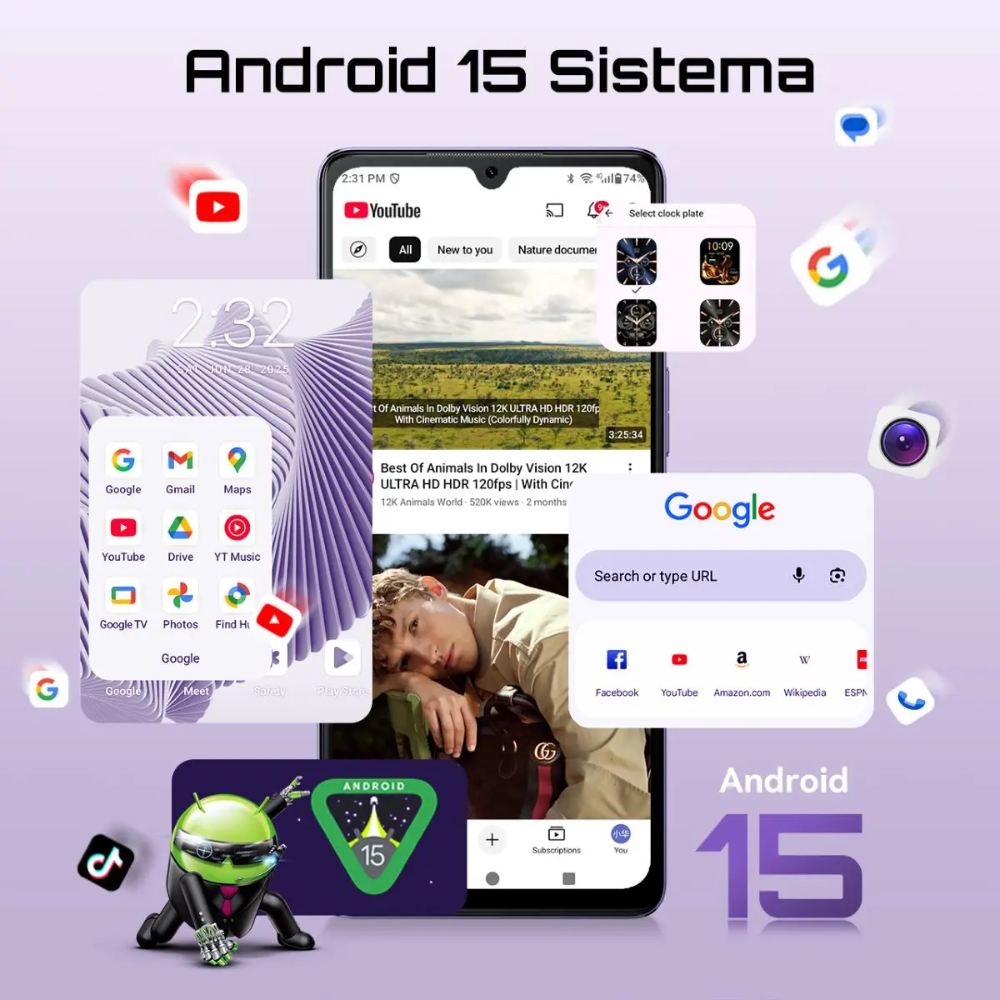 Celular Cubot P90 Dual Sim 256gb + 24gb Ram Cámara 64mp Nfc