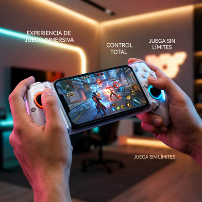 Control Gamer Q101 Extendible Rgb Bluetooth Android Ios Pc