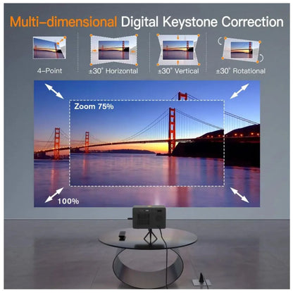 Mini Proyector Smart Y7 Android 4k 5000l Wifi Bluetooth 5.0