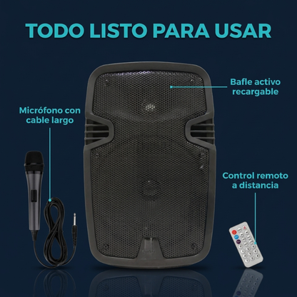 Cabina De Sonido Profesional Recargable 6.5 Sonivox VS-SS2135