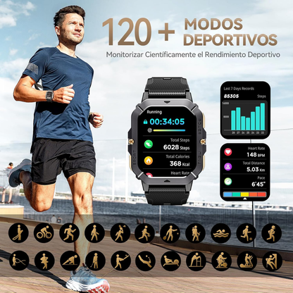 Cubot C28 Smartwatch Reloj Hombre Sumergible Pantalla 2.0 Hd