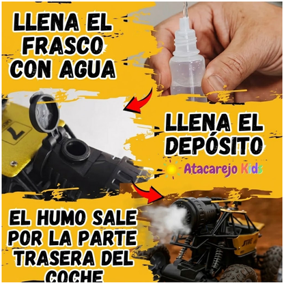 Carro A Control Remoto 4x4 Off Road Recargable Humo RC2096
