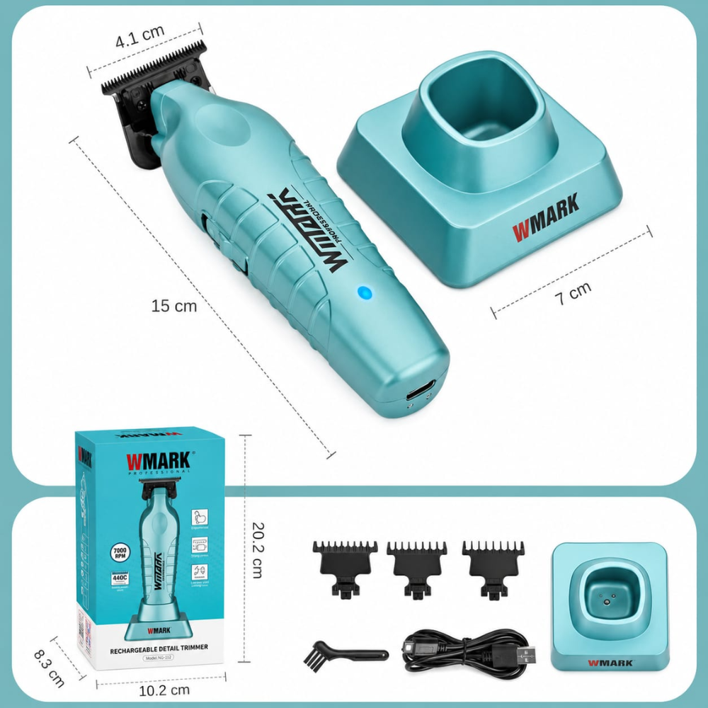 Máquina Patillera Cortadora Cabello Profesional Wmark Ng-317
