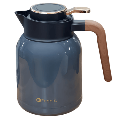 Termo Térmico Feenik 1.5l Bebidas Calientes Frías Acero Inox