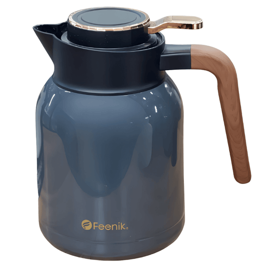 Termo Térmico Feenik 1.5l Bebidas Calientes Frías Acero Inox