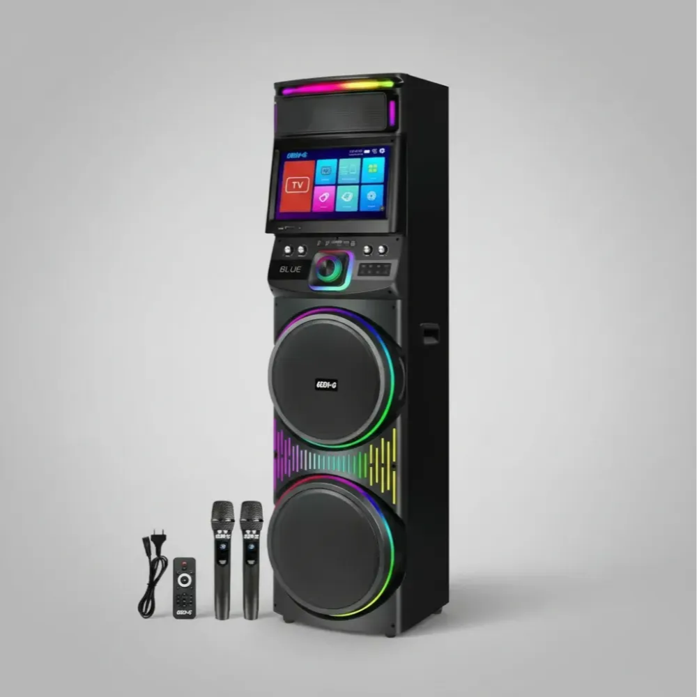 Cabina Torre Sonido Inalambrica Wifi Pantalla 15.4'' PD-1417