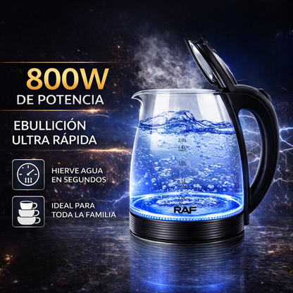 Hervidor De Agua Eléctrico Raf 2litros Base Acero Inoxidable RAF