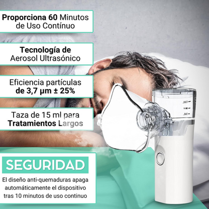 Nebulizador Recargable Portátil Adulto Y Pediátrico
