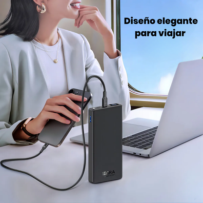 1hora Power Bank Batería Portátil 10.000mah 22.5w Gar264