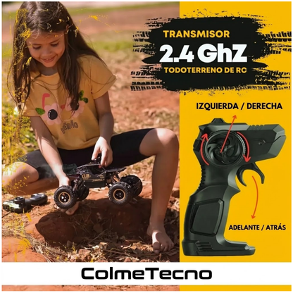 Carro A Control Remoto 4x4 Off Road Recargable Humo RC2096