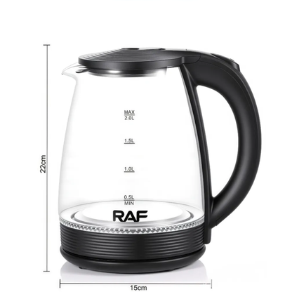 Hervidor De Agua Eléctrico Raf 2litros Base Acero Inoxidable RAF