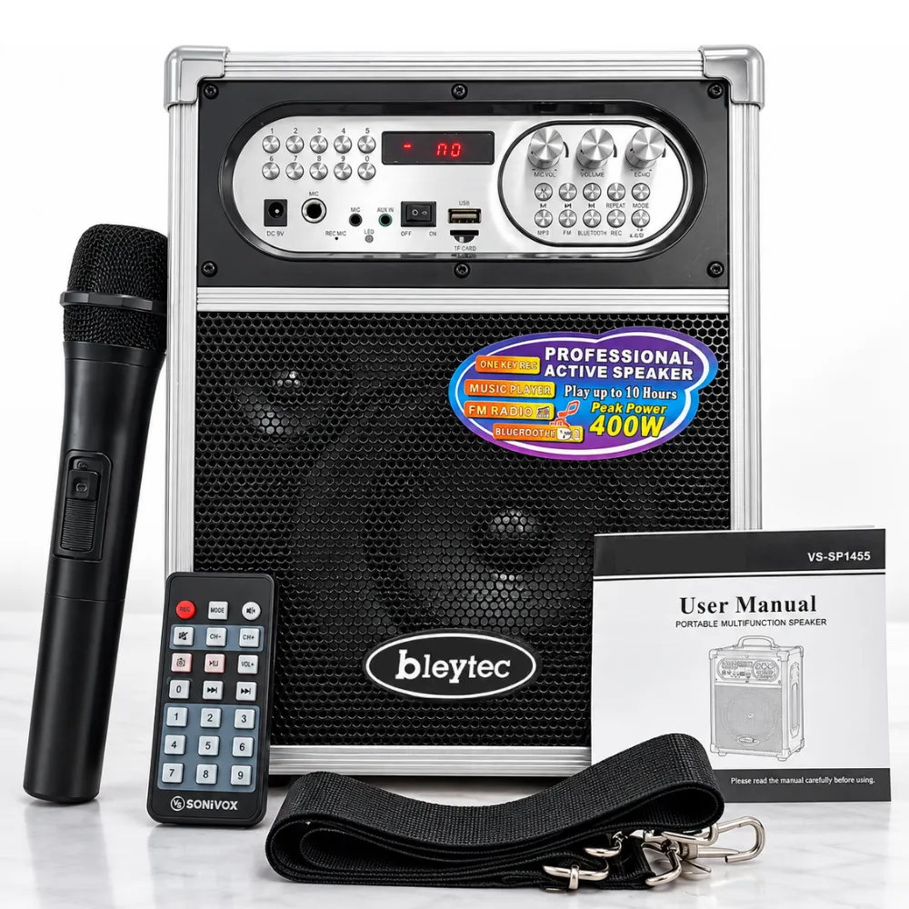 Parlante Portátil Profesional Bleytec 400w Bluetooth SP-BC1455