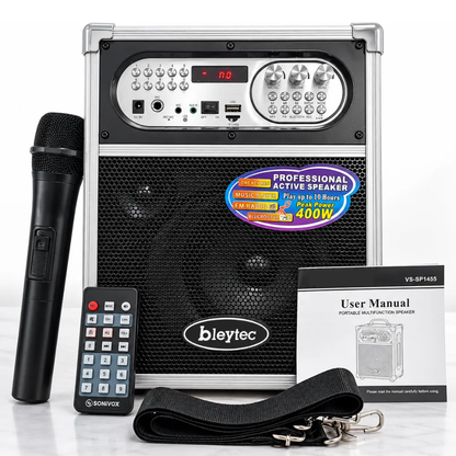 Parlante Portátil Profesional Bleytec 400w Bluetooth SP-BC1455