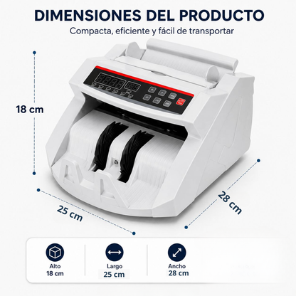 Máquina Contadora De Billetes Detector Falsos Bill Counter